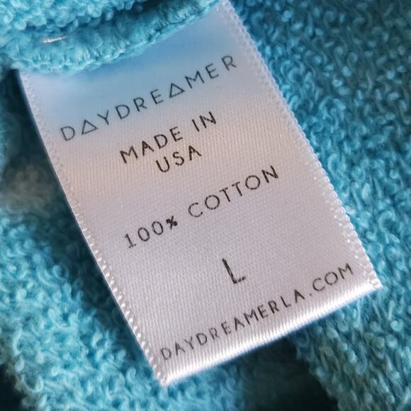 DAYDREAMER tie dye sweatshirt cropped retro boxy pullover rainbow spiral Size L - Picture 5 of 7